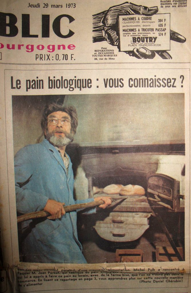 Article Bien public 1973. Histoire Fournil